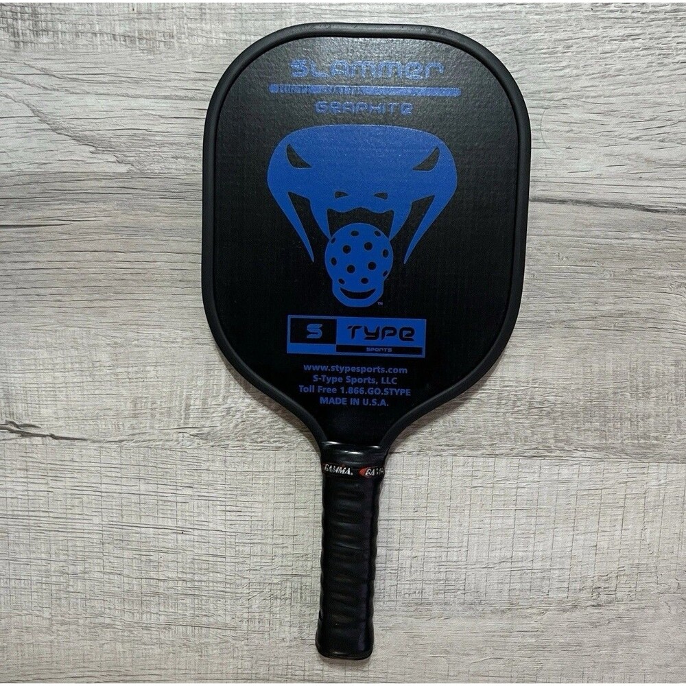 Onix Graphite Slammer Pickleball Paddle Black Blue USAPA Approved Used